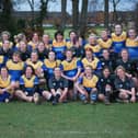 Participants in the women's rugby event at Alnwick.