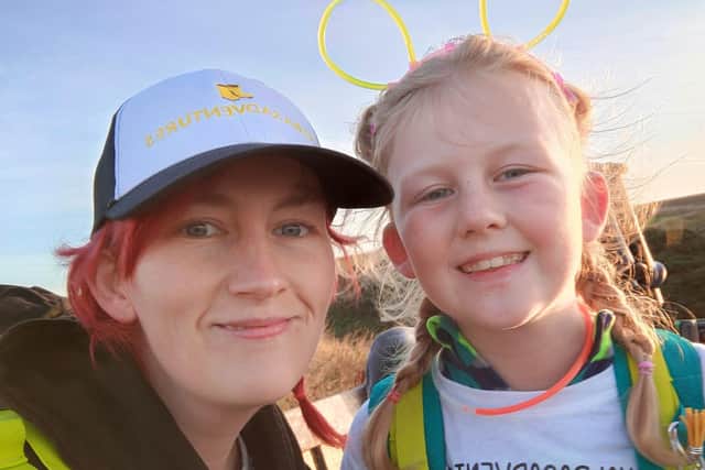Alba and mum Sophie have completed hikes all over the UK to raise awareness of mental health.