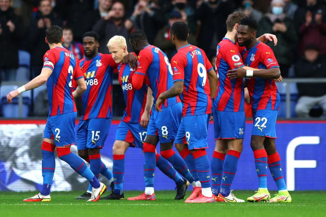 Patrick Vieira’s Palace have played six, won zero, drawn three and lost three, with a goal difference of -4. Current league position: 13th.