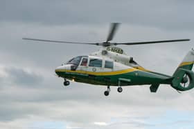 Great North Air Ambulance helicopter