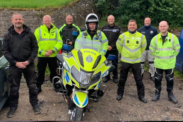 Emergency services from Northumberland and Cumbria have worked in partnership to educate motorists about staying safe on rural roads.