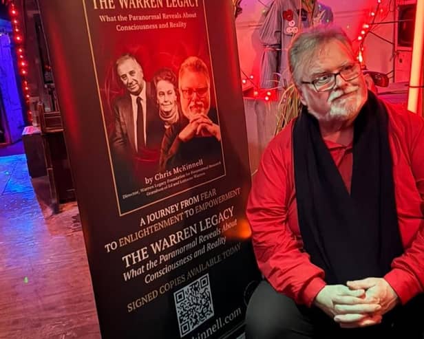 Paranormal investigator Chris McKinnell.