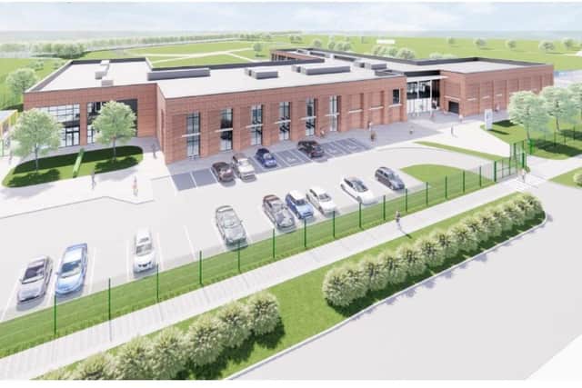 The proposed new school in Amble.