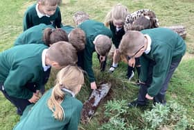 The pupils took part in a Hidden Nature Challenge.