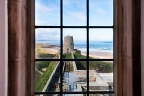 The view from the Clock Tower apartment at Bamburgh Castle. Picture: Crabtree & Crabtree