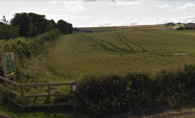The proposed site of the new homes in Belford. Picture from Google