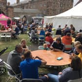 Many residents and visitors to the town enjoyed what the 2022 Berwick Food and Beer Festival had to offer. Picture by Canon Alan Hughes.