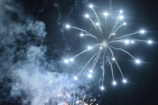 Fireworks in Alnwick.