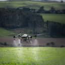 Drone technology is increasingly being used in agriculture.