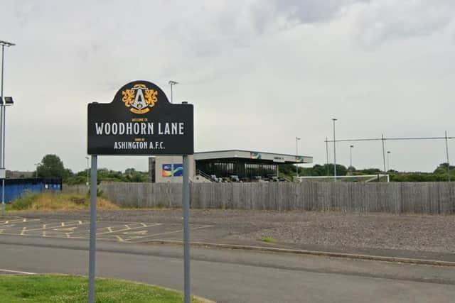 Ashington AFC has to fund expensive improvements to its Woodhorn Lane ground. (Photo by Google)