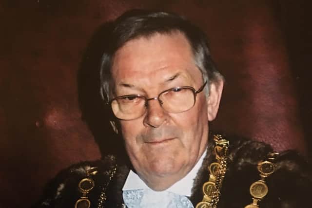 Coun Alan Bowlas, Mayor of Berwick.