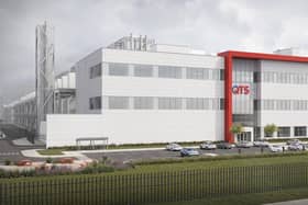 Illustration of how the QTS data centre at Cambois will look.