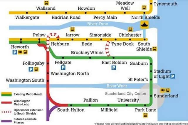 How the Metro map could look if extension dreams ever become a reality.