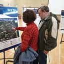 A public consultation event for the Blyth Relief Road.