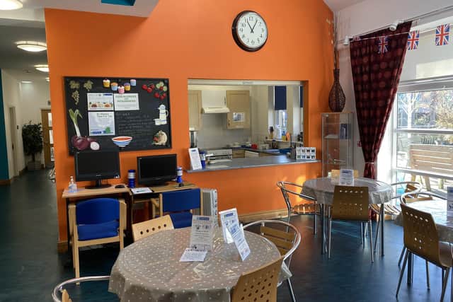The cafe space is open to the public on weekdays, free of charge.