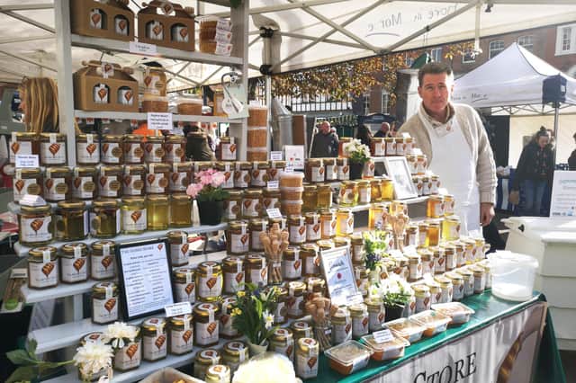 Picture of The Honey Store at the 2018 festival by Jane Coltman. The Honey Store will be attending the upcoming mini Food and Drink Festival in Morpeth.