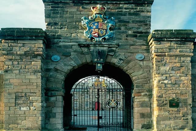 The Berwick Barracks entrance.