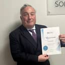 David Bawn with the Mental Health Law Accreditation.
