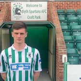 Cameron Painter has become Blyth Spartans' 15th signing of the summer. (Photo credit: Blyth Spartans AFC)