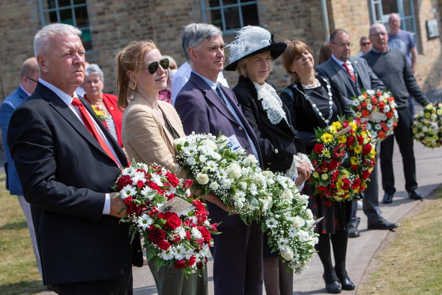 The traditional miners’ memorial service and wreath laying. Those pictured include Ian Lavery MP; Rowan Brown, chief executive of Museums Northumberland; Michael Orde, chairman of Museums Northumberland; Diana Barkes, High Sheriff of Northumberland; Coun Catherine Seymour, Northumberland County Council's civic head.