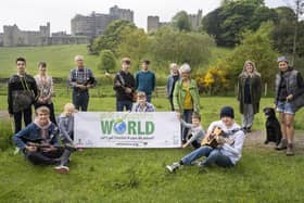 The What a Wonderful World team, which has organised festivals in Alnwick.