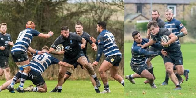 Action from Berwick 1sts v Glasgow Academicals at Scremerston on Saturday. Pictures by Stuart Fenwick.