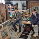 Young people try out skills at Blyth Tall Ship.