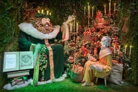 Fenwick Newcastle's 2025 'A Christmas Carol' themed window.