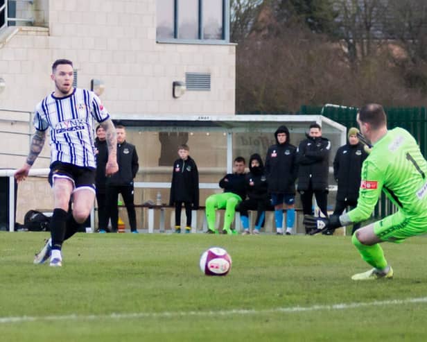 Connor Thomson has scored 15 goals for Ashington while on loan from Morpeth Town. Picture: Ian Brodie