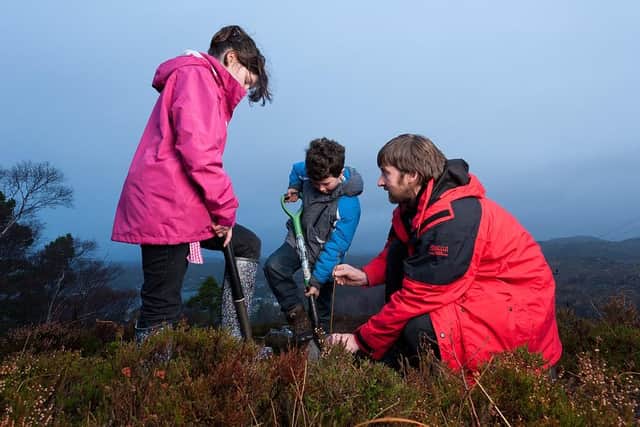 Young people doing their bit for nature. Picture: Ben Hall