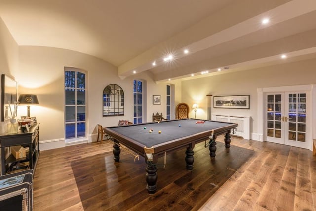 A snooker room for fun and entertaining.
