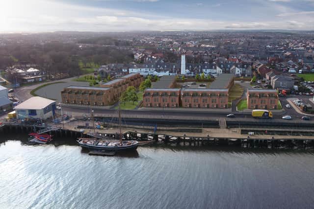 An artist impression of Ascent Homes' new seaview properties in Blyth.