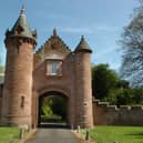 Ayton Castle entrance.