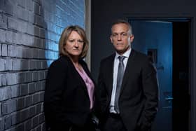 The Heist detectives, Sue Hill and Ray Howard.