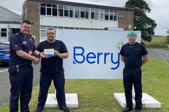 Berry Global allows watch manager Scott to attend emergencies as an on-call firefighter.