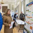 A neighbourhood plan review event was held in the Northumberland Hall. Picture: Alnwick Town Council