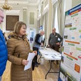 A neighbourhood plan review event was held in the Northumberland Hall. Picture: Alnwick Town Council