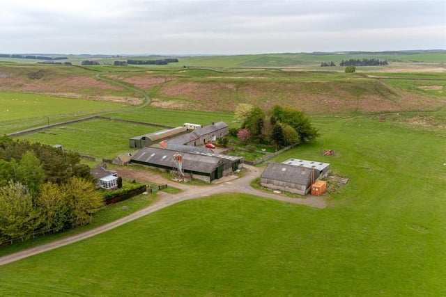 The upland stock farm at Great Bavington, near Kirkhale is on the market with George F White for £2.6. The sale includes a farmhouse, cottage and more than 450 acres of land.