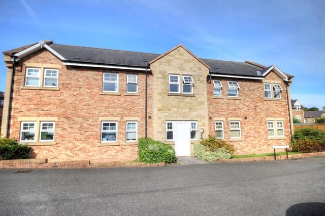 This modern bright top floor apartment at Park View in Alnwick is on sale through Yopa for £89,250.