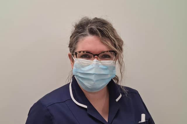 Sarah Davison, cardiology ward manager at Wansbeck General Hospital.