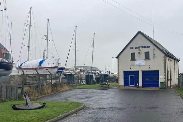 Amble's Coastguard team was called out to the incident alongside the town's RNLI volunteers.
