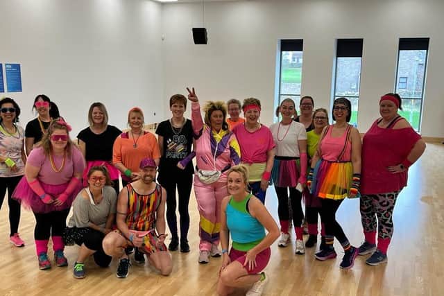 Berwick active members dress up in fancy dress for the challenge.