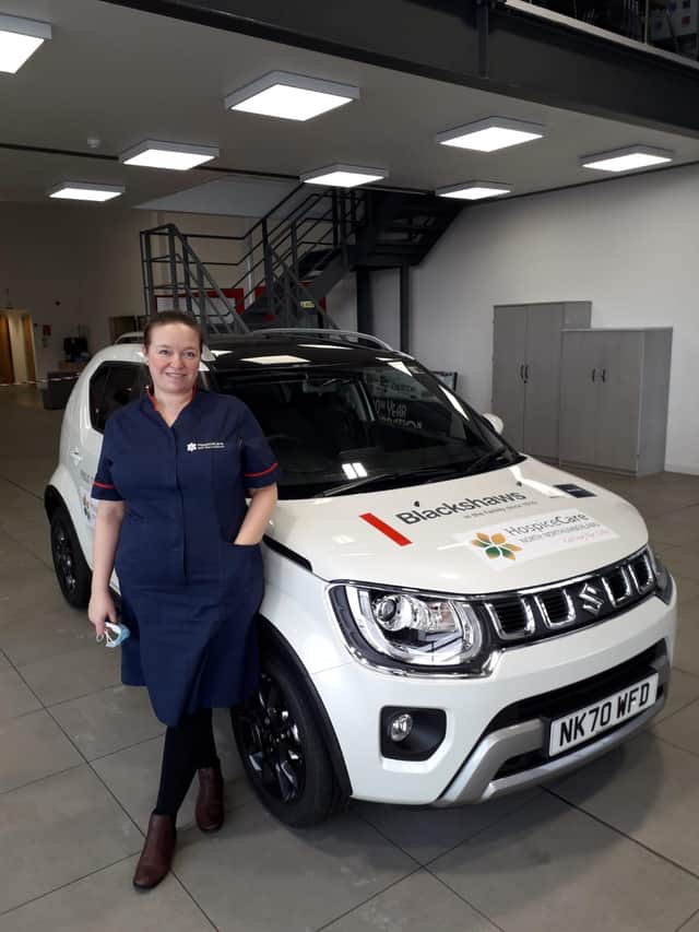 Each year Blackshaw’s loan a new car to our clinical team. Here's our Nina with one.