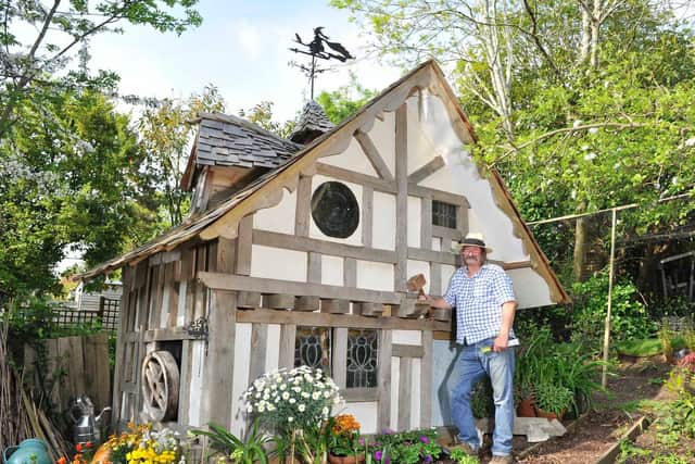 Old Garden Shed, a shed owned by Brian in Hastings, which has been shortlisted in the Budget category in the Shed of the Year competition.