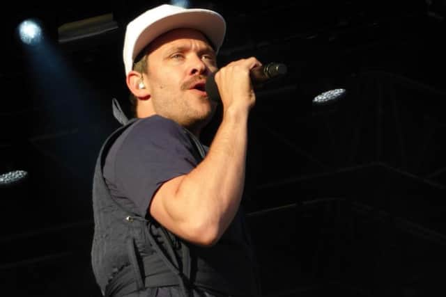 Will Young rocks the crowd. Picture by Jane Coltman