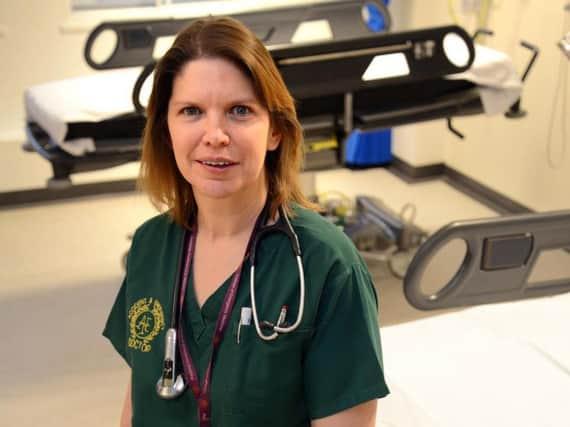 Dr Kate Lambert, a senior ED consultant at Sunderland Royal Hospital, who said: "There is unprecedented demand for our services and our staff are working under massive pressure, occasionally with the threat of physical assault and frequently on the end of verbal abuse from intoxicated patients."