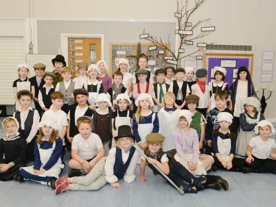 The older pupils at Felton Primary School stages A Christmas Carol
Picture by Jane Coltman