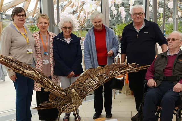Blooming Well members at the exhibition in the Alnwick Garden. Picture by Jane Coltman