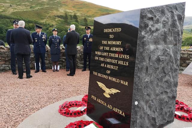 The new Cheviot Memorial. Picture by Jane Coltman