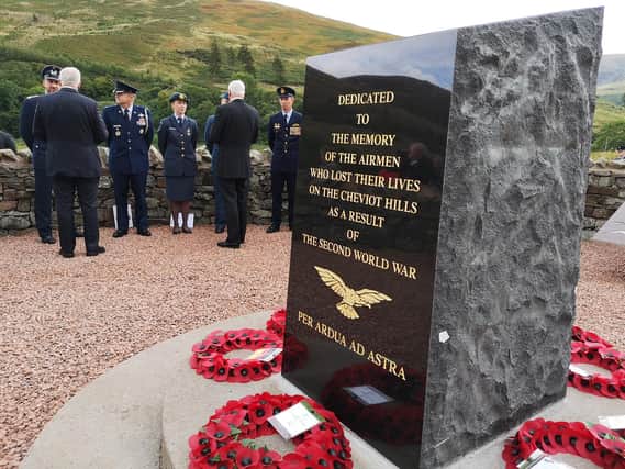 The new Cheviot Memorial. Picture by Jane Coltman